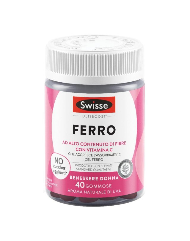 Swisse ferro 40 caramelle gommose - integratore per l’assorbimento del ferro