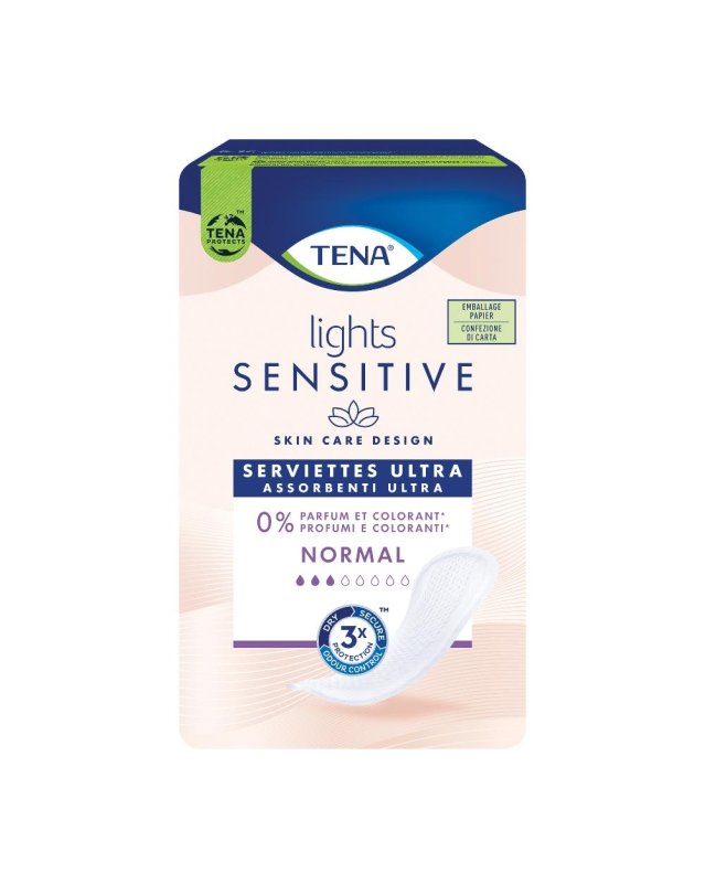 TENA LIGHTS SENS NORMAL 16PZ