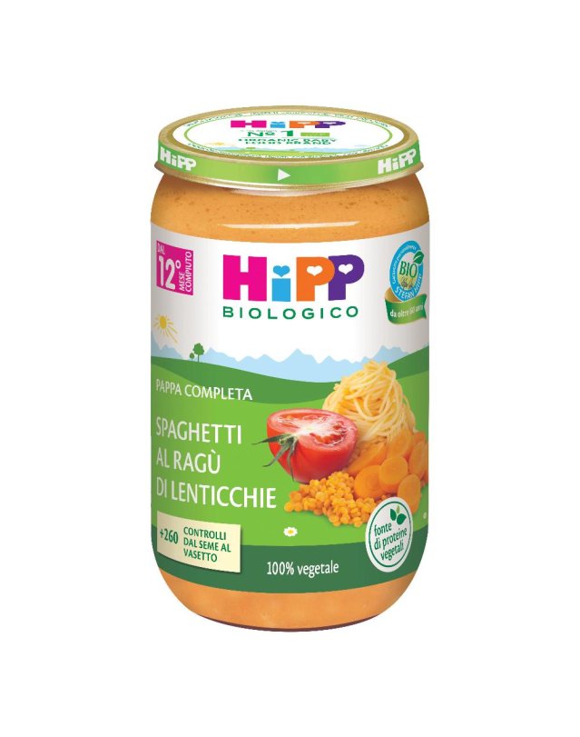 HIPP BIO PAPPA SPAGHET/RAGU/LENT