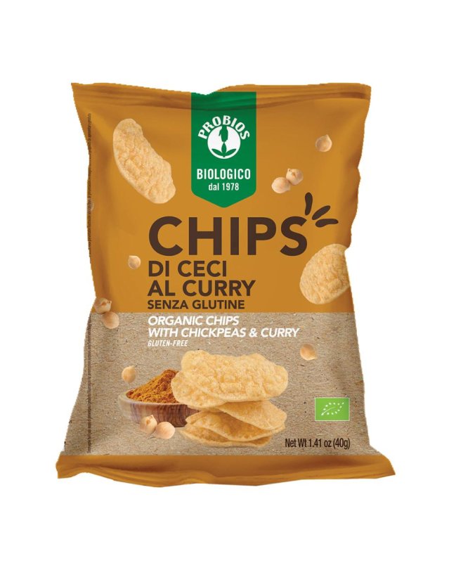 PROBIOS Chips Ceci Curry 40g