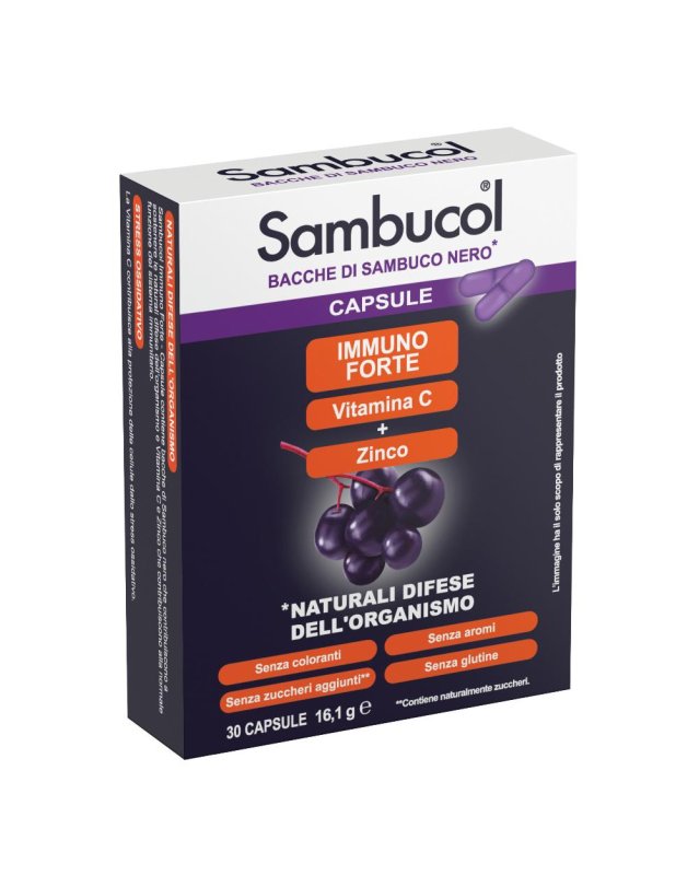 SAMBUCOL IMMUNOFORTE 30CPS