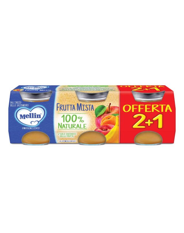 MELLIN OMOG FRUTTA MIX 3PZ