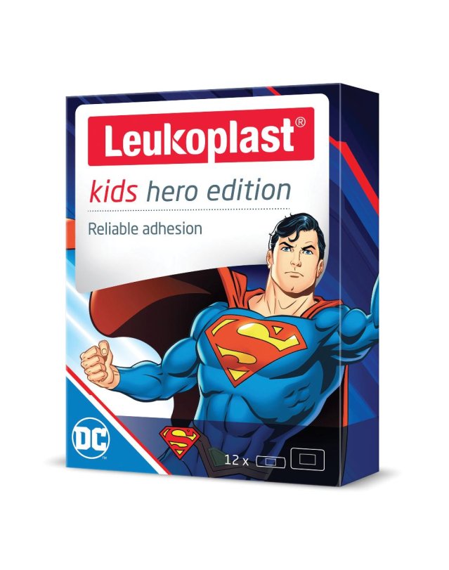 LEUKOPLAST Kids Superman 12pz