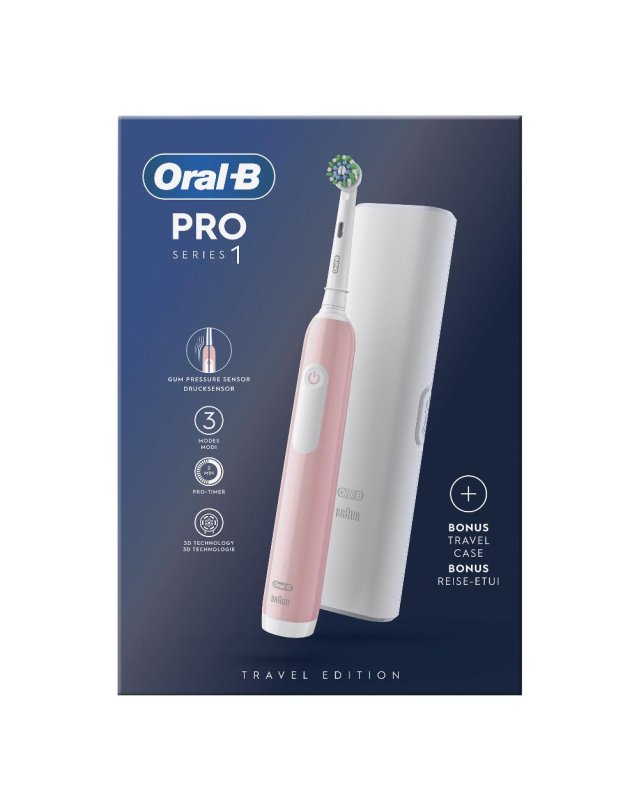 ORALB PRO 1 ROSA SPAZZ ELET+TC