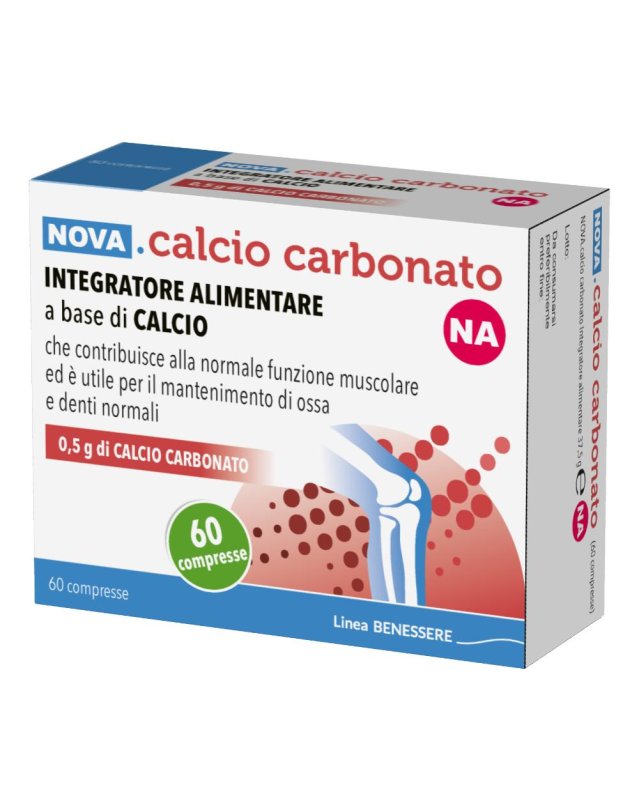 NOVA CALCIO CARB NA0,5G 60CPR