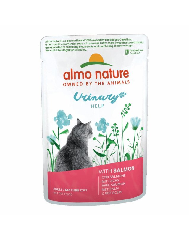 V ALMO HS GATTO URIN SALMONE 70G