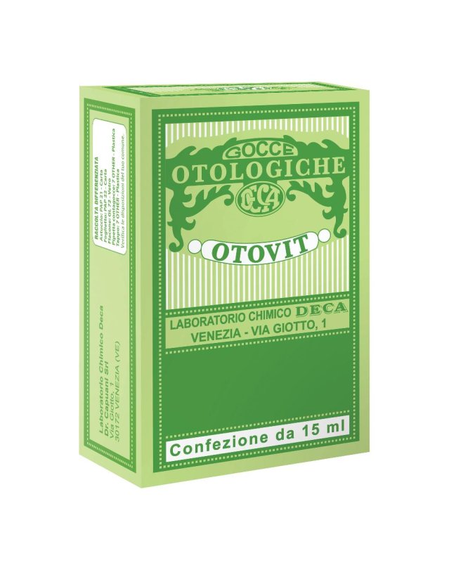 OTOVIT GOCCE AURICOLARI 15ML OTOVIT GOCCE AURICOLARI 15ML