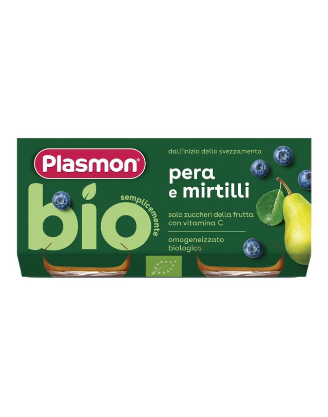 OMO PL.Pera/Mirtillo Bio 2x80g