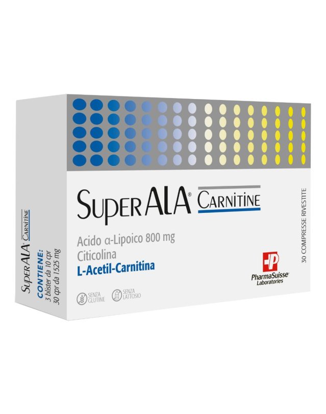 SUPERALA Carnitine 30 Compresse - Per il benessere del sistema nervoso