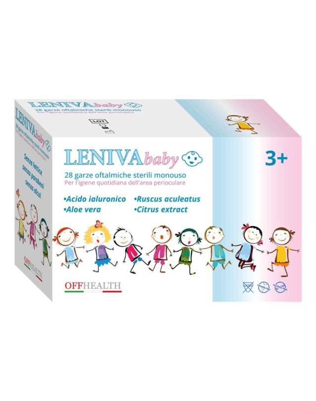 LENIVA BABY GARZE OFTAL 28PZ