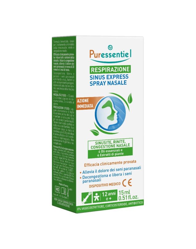 PURESSENTIEL SINUS SPR NASALE