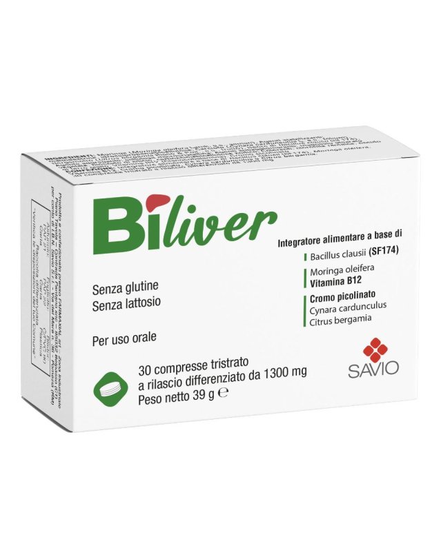IBN SAVIO Biliver Integratore Controllo Peso 30 Compresse