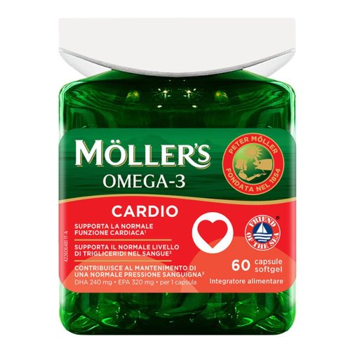 MOLLER'S Omega3 Cardio  60 Cps MOLLER'S Omega3 Cardio  60 Cps