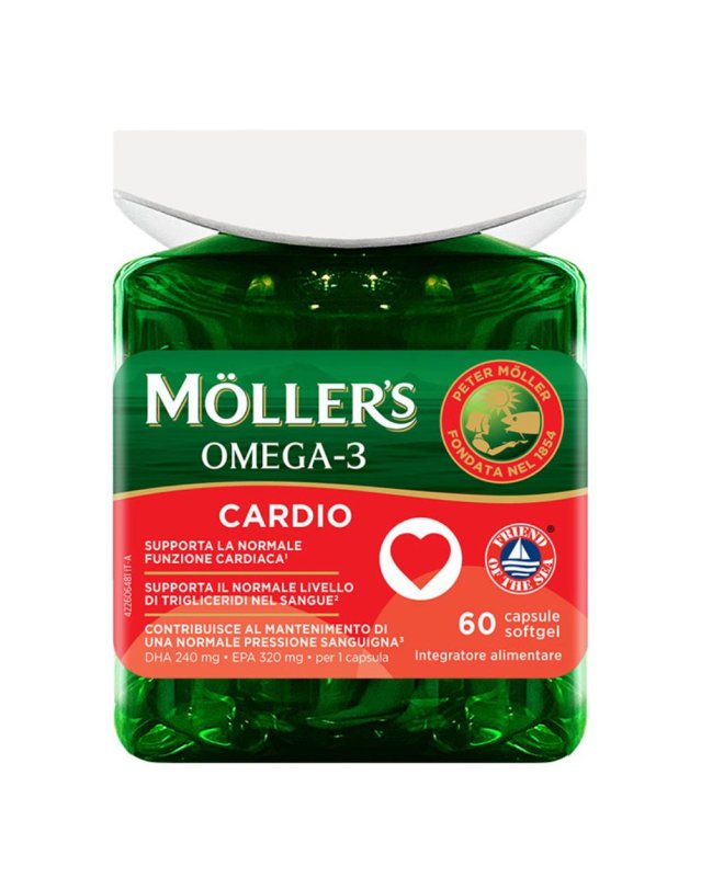 MOLLER'S Omega3 Cardio  60 Cps MOLLER'S Omega3 Cardio  60 Cps