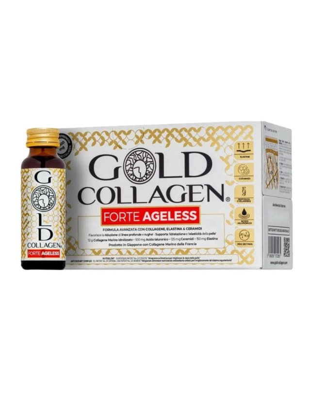 Minerva Gold Collagen Forte Ageless 10 flaconcini
