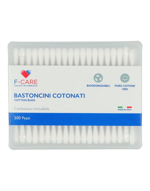 F-CARE BASTONCINI COT 200PZ