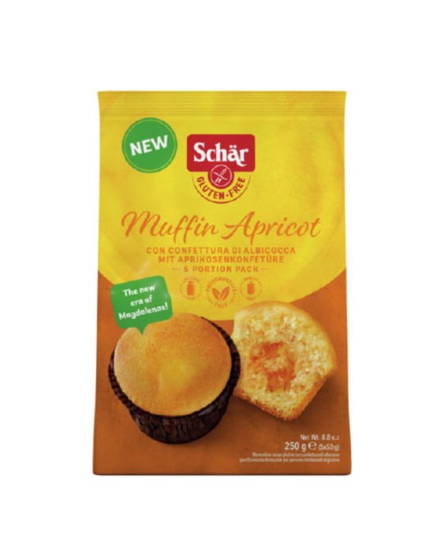 SCHAR Muffin Apricot 5pz