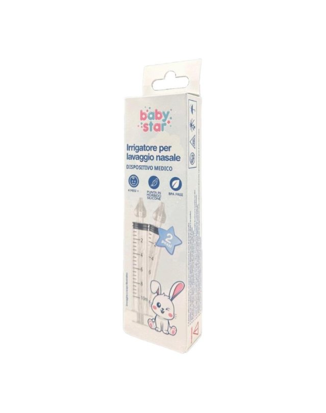 BABY STAR IRRIGATORE NASALE 2P BABY STAR IRRIGATORE NASALE 2P