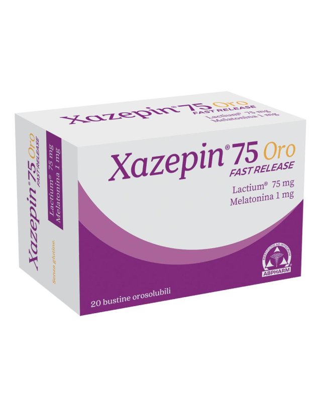 XAZEPIN 75 ORO FAST REL 20BUST