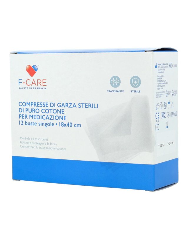 GARZA F CARE COT 18X40CM 12PZ