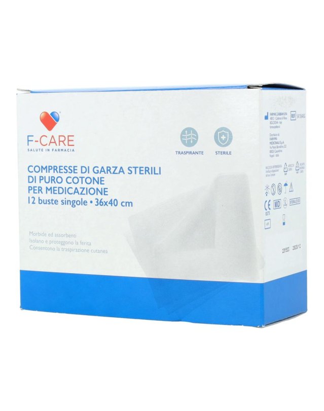 GARZA F CARE COT 36X40CM 12PZ