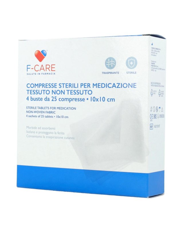 GARZA F CARE TNT 10X10CM 100PZ