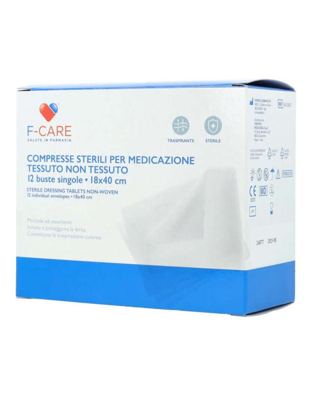 GARZA F CARE TNT 18X40CM 12PZ