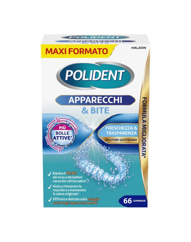 POLIDENT APPARECCHI BITE 66CPR
