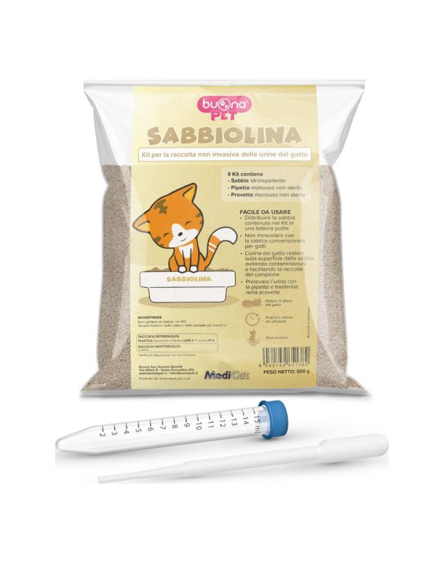 SABBIOLINA Kit Urine 500g SABBIOLINA Kit Urine 500g