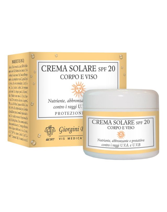 CREMA SOLARE SPF20 CORPO/VISO