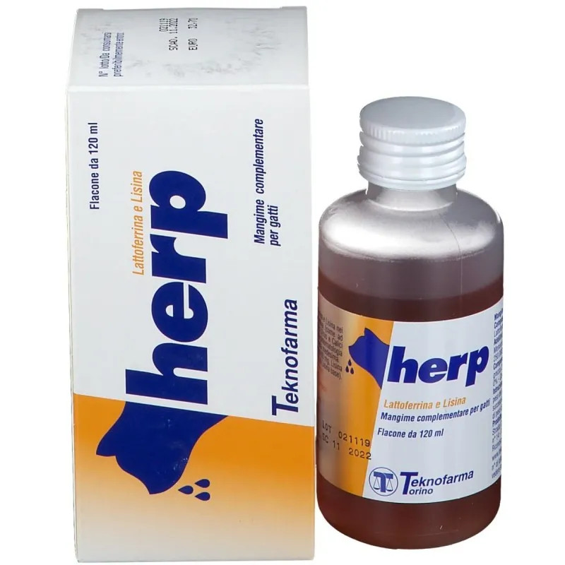 Herp Teknofarma: Integratore Supporto Immunitario Gatti 120ml