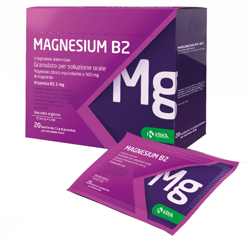 krka farmaceutici milano srl magnesium b2 300/2mg 20bustkrk