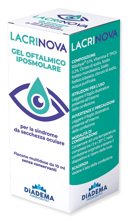 Diadema Farmaceutici Lacrinova Gel Oftalmico Iposmolare 10 ml