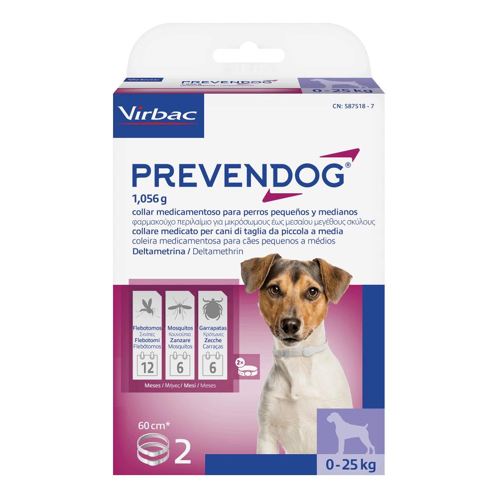 Prevendog Collare Antiparassitario per Cani M/S - Protezione Efficace