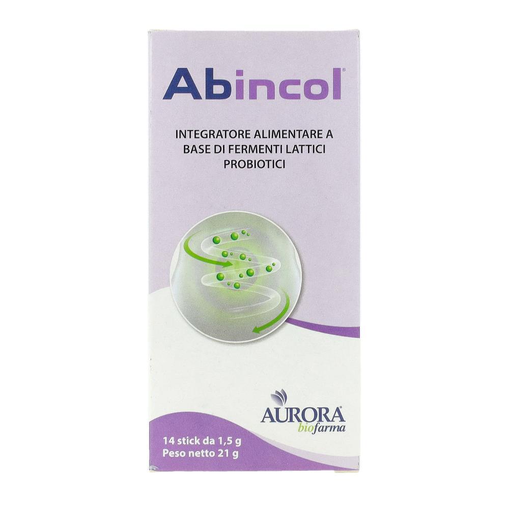 Aurora Biofarma Abincol 14 Stick Orosolubili - Flora Intestinale