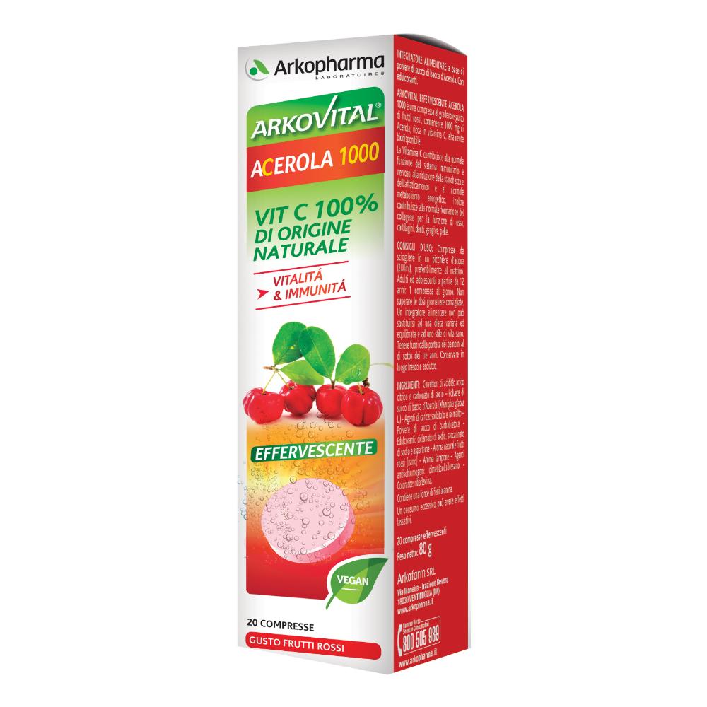 ARKOVITAL ACEROLA EFFERV 20CPR